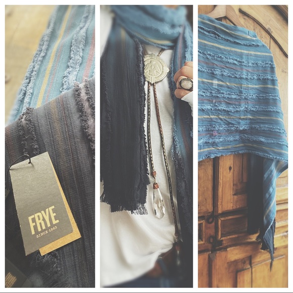 Frye Multicolor Striped Scarf - Picture 12 of 13